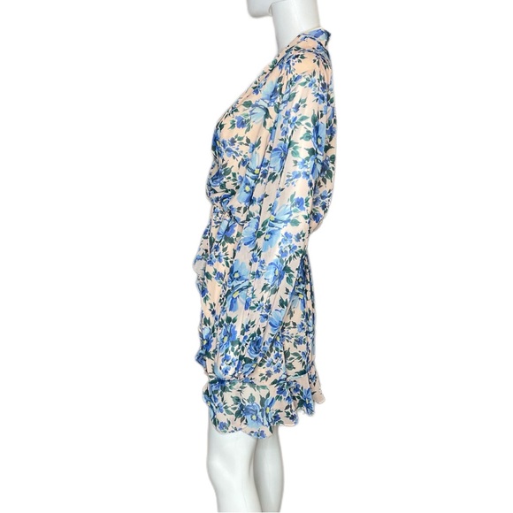 Alexia Admor Kathryn Dress Blue Floral Women’s - Picture 3 of 4
